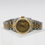 Rolex Datejust 69173 Champagne Dial Roman 18k Yellow Gold And Stainless Steel - Image 2