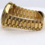 Rolex Day-Date II 218238 18K Yellow Gold Black Wave Arabic Dial 41mm Watch - Image 3