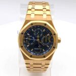 Audemars Piguet 26574BA.OO.1220BA.01 Royal Oak 41mm Perpetual Calendar Blue Dial Watch - Image 2