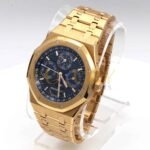 Audemars Piguet 26574BA.OO.1220BA.01 Royal Oak 41mm Perpetual Calendar Blue Dial Watch - Image 4