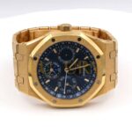 Audemars Piguet 26574BA.OO.1220BA.01 Royal Oak 41mm Perpetual Calendar Blue Dial Watch - Image 7