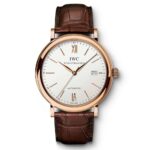 IWC IW356504 Portofino Automatic Silver Dial 18kt Rose Gold Watch