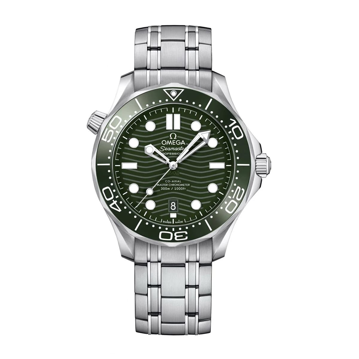 Omega-210.30.42.20.10.001.jpg Omega 210.30.42.20.10.001 Seamaster Diver 300m Green Dial - Image 1