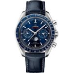 Blue Side of the Moon Omega 304.93.44.52.03.001 Speedmaster Moonphase Co-Axial Master Chronometer Chronograph Watch