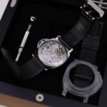 Panerai PAM00112 Luminor 44mm Black Dial Stainless Steel on the strap - Image 8