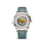 Patek Philippe 5531G-001 GRAND Complications Grand Feu Cloisonné Dial Blue-Green Alligator Strap