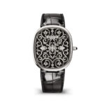 Patek Philippe 5738-51G-001 Golden Ellipse Black Dial Black Leather Strap