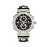 Patek Philippe 6300-400G-001 GRAND Complications Black Dial Black Leather Strap