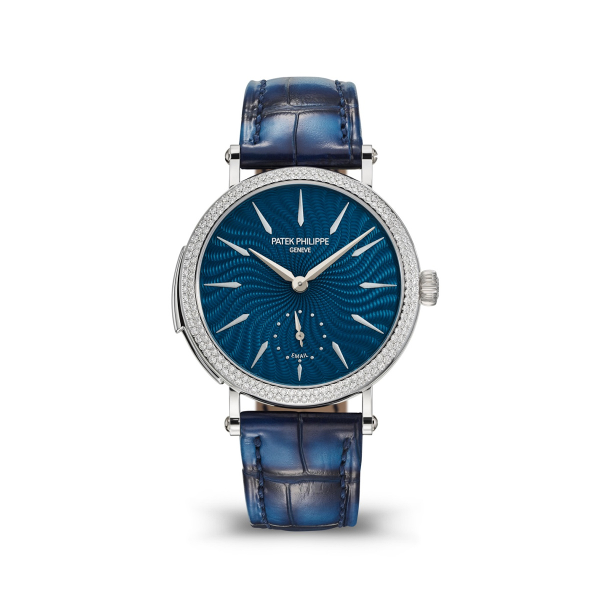 PatekPhilippe-7040-250G-001-blue-bluealligator.jpg Patek Philippe 7040-250G-001 GRAND Complications Blue Dial Blue Leather Strap - Image 1