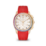 Patek Philippe 7968-300R-001 Aquanaut White Mother-of-Pearl Dial Red Composite Strap
