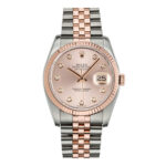 Rolex 116231 DateJust Pink Diamond Dial Jubilee Stainless Steel and Rose Gold 36mm
