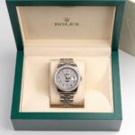 Rolex 116234 Datejust 36mm Aftermarket Diamond Dial and Bezel Jubilee Arabic-Indic Numerals Watch - Image 2