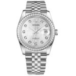 Rolex Datejust 36mm 116244-0008 Jubilee Silver Dial Jubilee Bracelet