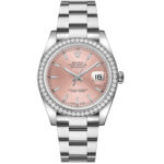Rolex Datejust 36mm 116244-0061 Pink Dial Oyster Bracelet