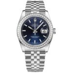 Rolex Datejust 36mm 116244-0063 Blue Dial Jubilee Bracelet