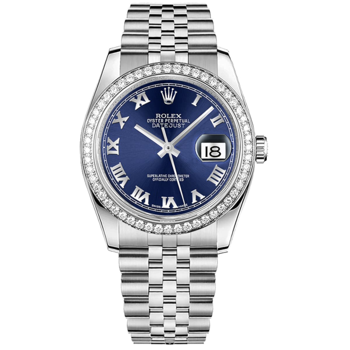 Rolex-116244-0071-blueroman-diamondset-jubilee.jpg Rolex Datejust 36mm 116244-0071 Blue Dial Jubilee Bracelet - Image 1