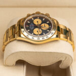 Rolex Cosmograph Daytona 116508-0009 Black Champagne Index Oyster Yellow Gold Mens Watch - Image 3