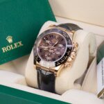 Rolex Daytona 116515LN-0004 Leather Strap Everose Gold Chocolate Dial Black Ceramic Bezel 40mm - Image 4
