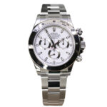 Rolex 116520 Cosmograph Daytona Stainless Steel APH White Dial Men’s Watch