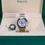 Rolex 116520 Daytona 40mm Stainless Steel Case Aftermarket White Dial & Black Bezel Watch - Image 3