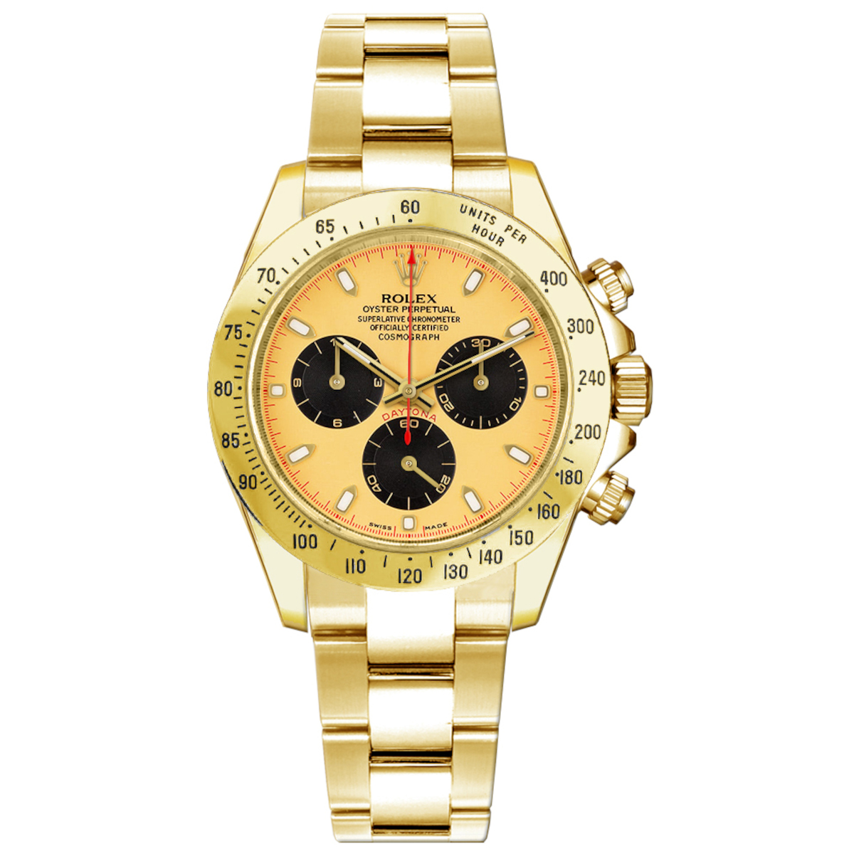 Rolex-116528-0041-Champagne-Oyster.jpg Rolex 1165280041 Daytona Yellow Gold 40mm Champagne Dial - Image 1
