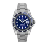 Rolex 116659SABR Submariner Date Blue Sapphire and Diamond Bezel Blue Dial Watch