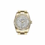 Rolex Day-Date 118238 Meteorite Diamond Dial Oyster Gold Oyster Bracelet 36mm Watch