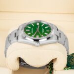 Rolex Oyster Perpetual 124300-0005 Green Index Dial & Smooth Bezel Oyster Bracelet Men’s Watch - Image 4