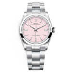 Rolex Oyster Perpetual 126000-0008 Candy Pink Dial 36mm Oyster Stainless Steel