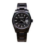 Rolex Datejust 126200 36 mm Stainless Steel Black Dial Black PVD Oyster Watch