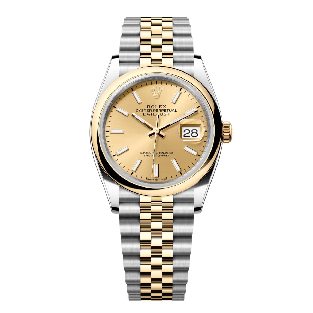 Rolex-126203-0015-champagne-domed-jubilee.jpg Rolex Datejust 126203-0015 Champagne Dial 36mm Domed Bezel Jubilee Bracelet - Image 1