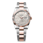Rolex Datejust 126231-0032 Silver Palm Motif Dial 36mm Oyster Bracelet