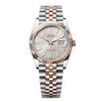 Rolex Datejust 36 126231-0033 Silver Fluted Motif Dial Jubilee Bracelet