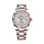 Rolex Datejust 126231-0040 Silver Fluted Motif Dial Oystersteel and Everose gold Bracelet