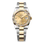 Rolex Datejust 126233-0018 Champagne 36mm Dial Oyster Bracelet Watch