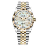 Rolex Datejust 126233-0023 MOP Diamond Dial Jubilee Two-Tone Bracelet Watch