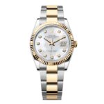 Rolex Datejust 126233-0024 White Mother-of-Pearl 36mm Dial Oyster Bracelet Watch