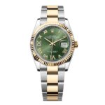 Rolex Datejust 126233-0026 Olive Green 36mm Dial Oyster Bracelet Watch