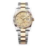 Rolex Datejust 126233-0044 Golden Palm Motif 36mm Dial Oyster Bracelet Watch