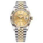 Rolex Datejust 126233-0015 Champagne 36mm Dial Jubilee Bracelet Watch