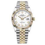 Rolex Datejust 126233-0029 White Roman Dial Two-Tone Jubilee Bracelet Watch