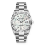 Rolex Datejust 126234-0020 Mother of Pearl Diamond Dial 36mm Oyster Stainless Steel