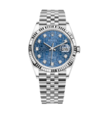 Rolex Datejust 126234-0057 Blue Jubilee Diamond Dial and Stainless Steel Jubilee Bracelet 36mm