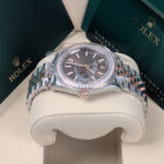 Rolex Datejust 126281RBR-0031 Chocolate 36mm Dial Jubilee Bracelet Watch - Image 4