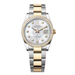 Rolex Datejust 126283RBR-0010 White Mother-of-Pearl 36mm Dial Oyster Bracelet Watch