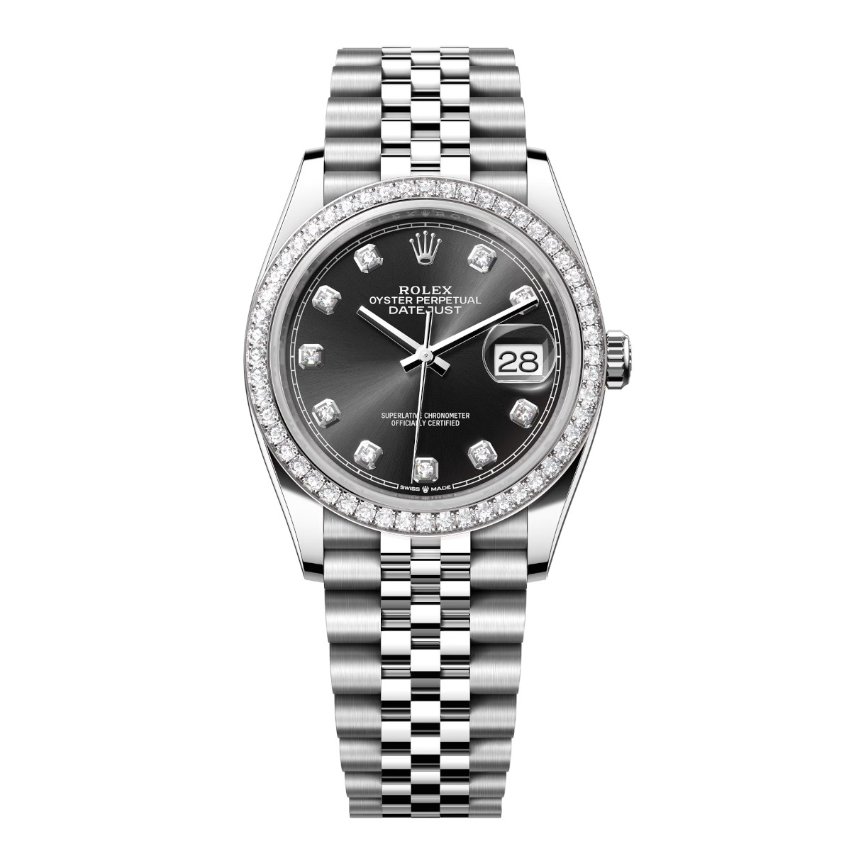 Rolex-126284rbr-0019-blackdiamond-diamondset-jubilee.jpg Rolex Datejust 126284RBR-0019 Black Dial 36mm Jubilee bracelet - Image 1