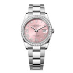 Rolex Datejust 126284RBR-0024 Pink Dial 36mm Oyster Bracelet
