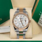 Rolex Datejust 126331 MOP Diamond Oyster 41mm Steel and Everose Gold Watch - Image 3