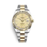 Rolex Datejust 126333 Golden Fluted Motif Dial Stainless Steel and Yellow Gold Oyster Bracelet