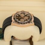 Rolex Daytona 126515LN Black Diamond 40mm Everose Gold Oysterflex Watch - Image 5